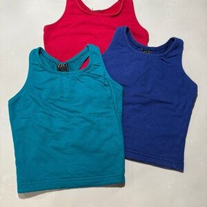 Vintage Bally Total Fitness Tanks 3-Pack